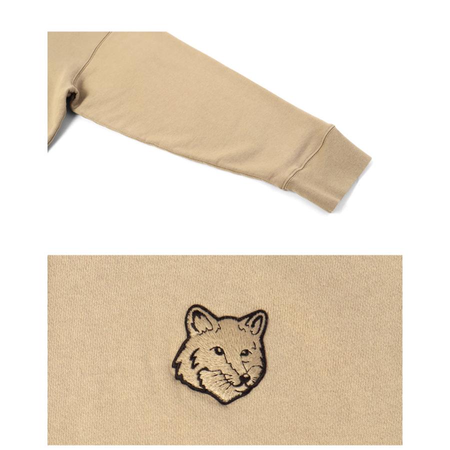 メゾンキツネ パーカー メンズ フォックスヘッド オーバーサイズ フーディー MAISON KITSUNE PM00706KM0340 ベージュ ウェア 狐 爆買 | MAISON KITSUNE | 03