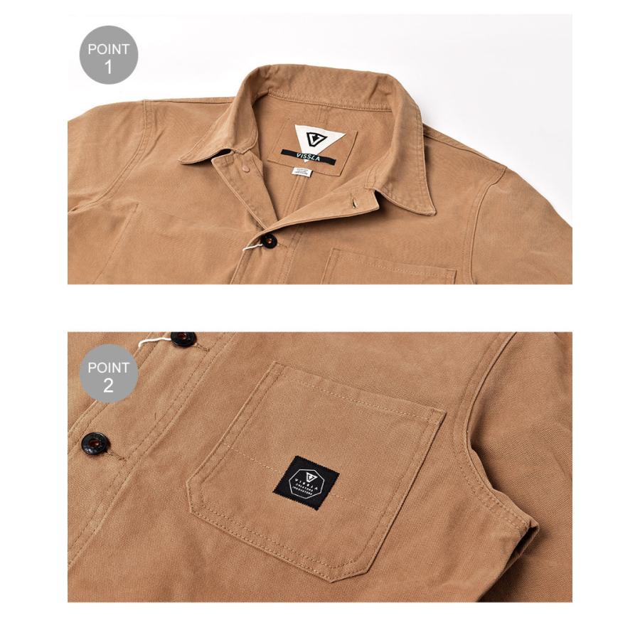 VISSLA（ヴィスラ） ジャケット メンズ SHAPER CHORE COAT VISSLA 