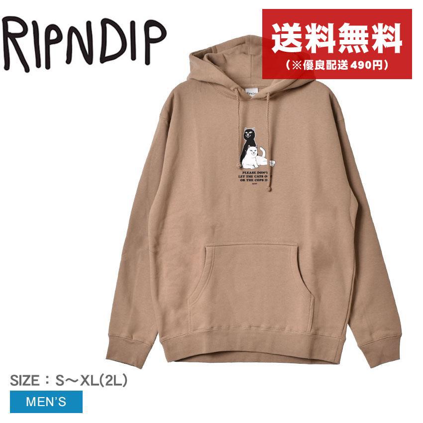 RIPNDIP（リップンディップ） 送料無料 パーカー メンズ KEEP THE CATS
