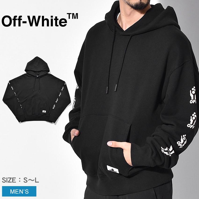 クーポンで500円off オフホワイト フーディー パーカー 黒 ブラック メンズ 長袖 Hands Over Hoodie Ombb037s1900 Offwhite マスク スニーカーならz Craft 通販 Yahoo ショッピング