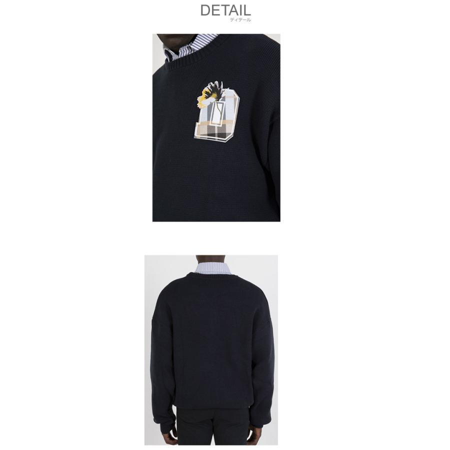 ディー.アールティー ニットセーター メンズ VARSITY SWEATER D.RT 