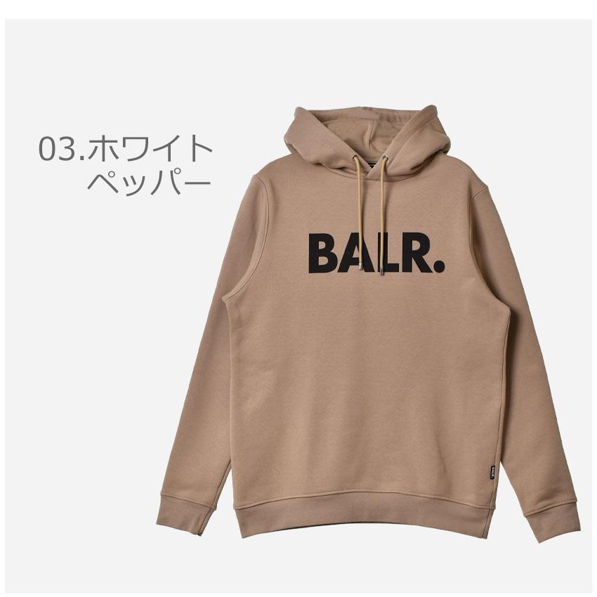 BALR.（ボーラー） パーカー メンズ ブランド ストレート フーディー