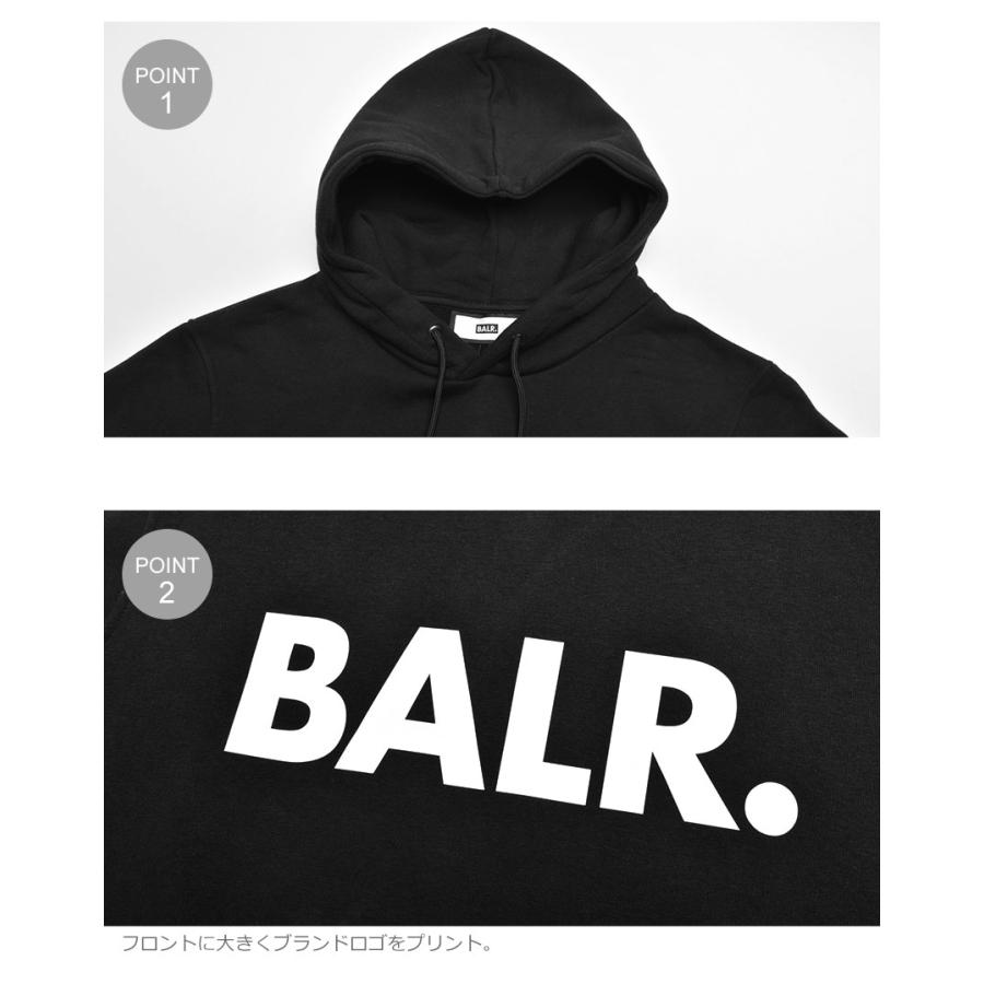 BALR. 送料無料 ボーラー パーカー メンズ ブランド ストレート