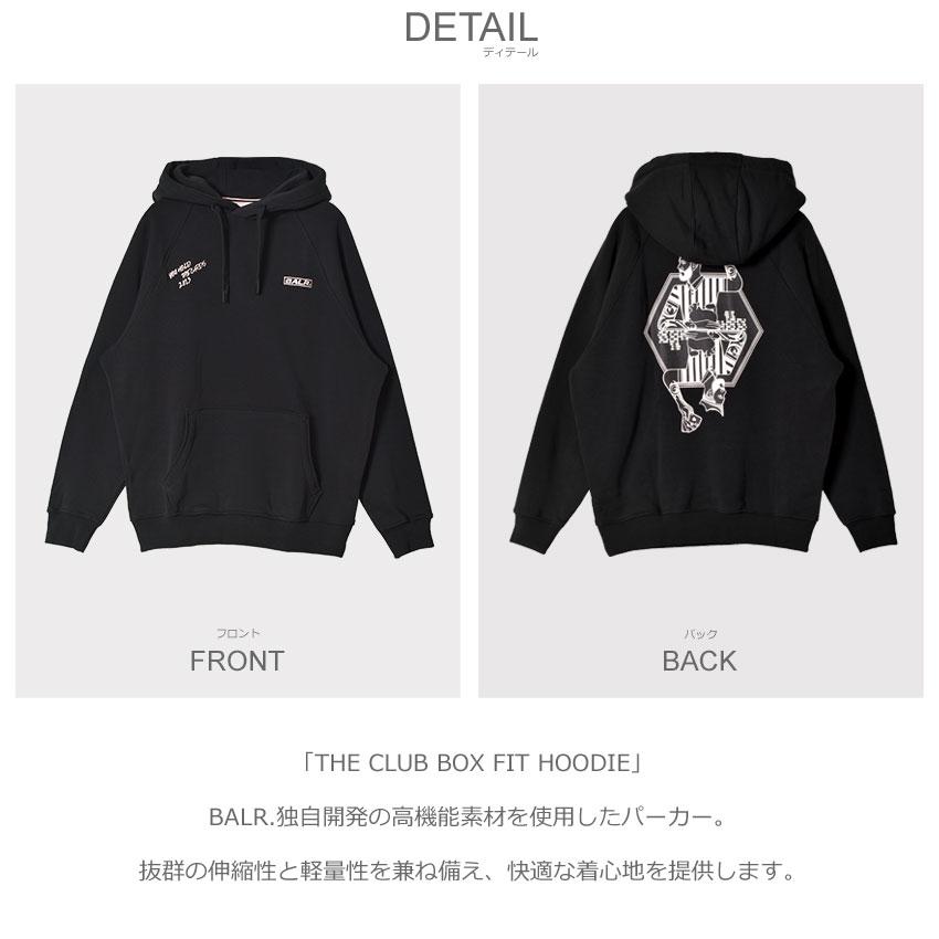 BALR. ボーラー パーカー メンズ THE CLUB BOX FIT HOODIE B1261 BALR. ボーラー パーカー メンズ THE CLUB BOX FIT HOODIE B1261