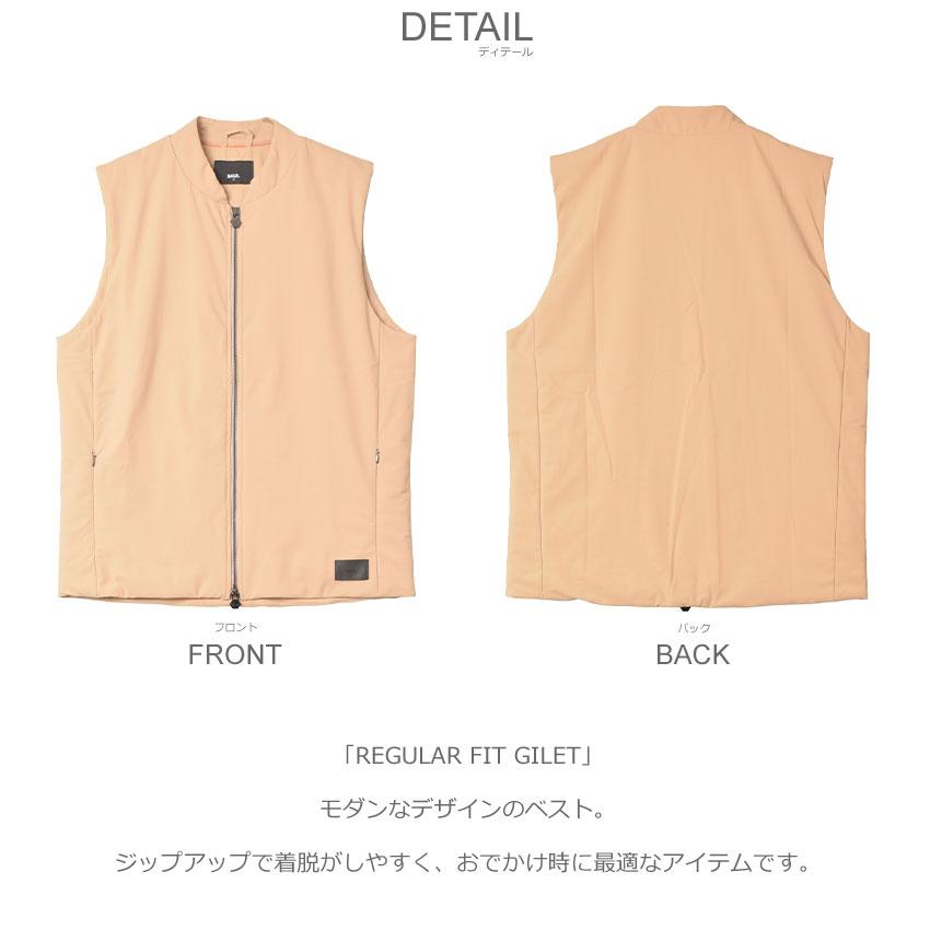 ボーラー ベスト メンズ REGULAR FIT GILET BALR. B1267.1025 ベージュ トップス ウエア ジレ 羽織 ライトアウター 上着 ロゴの画像