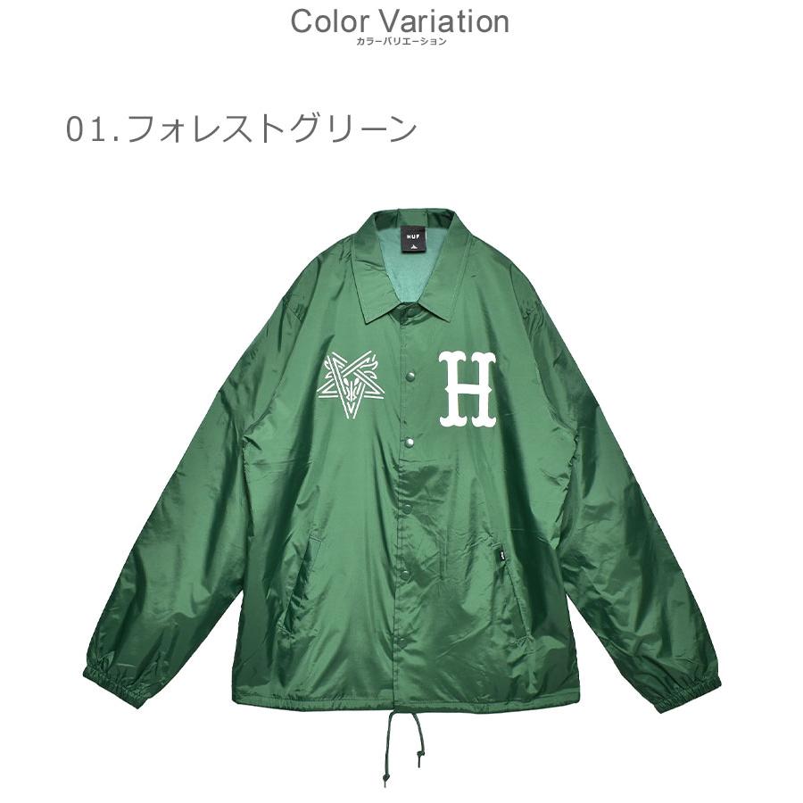 HUF（ハフ） ジャケット メンズ SPLIT COACHES JACKET HUF JK00385 緑