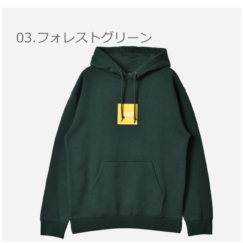 HUF（ハフ） パーカー メンズ エッセンシャルズ ボックス ロゴフーディ