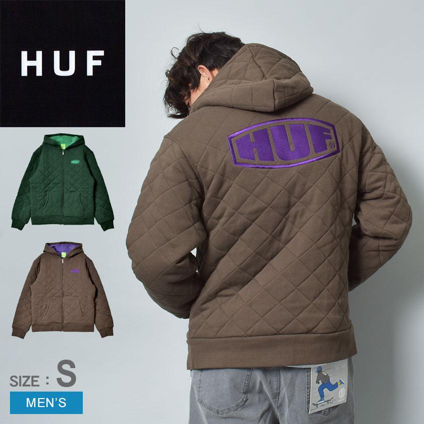 HUF（ハフ） パーカー メンズ ワークマン キルテッド フルジップ HUF 