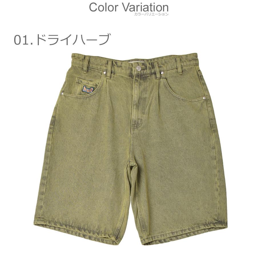 SALE  ハフ パンツ メンズ レディース CROMER SHORT HUF PT00317 ブラック 黒 ブルー 青 ボトムス ズボン デニム ショートパンツ ロゴ バレンタイン