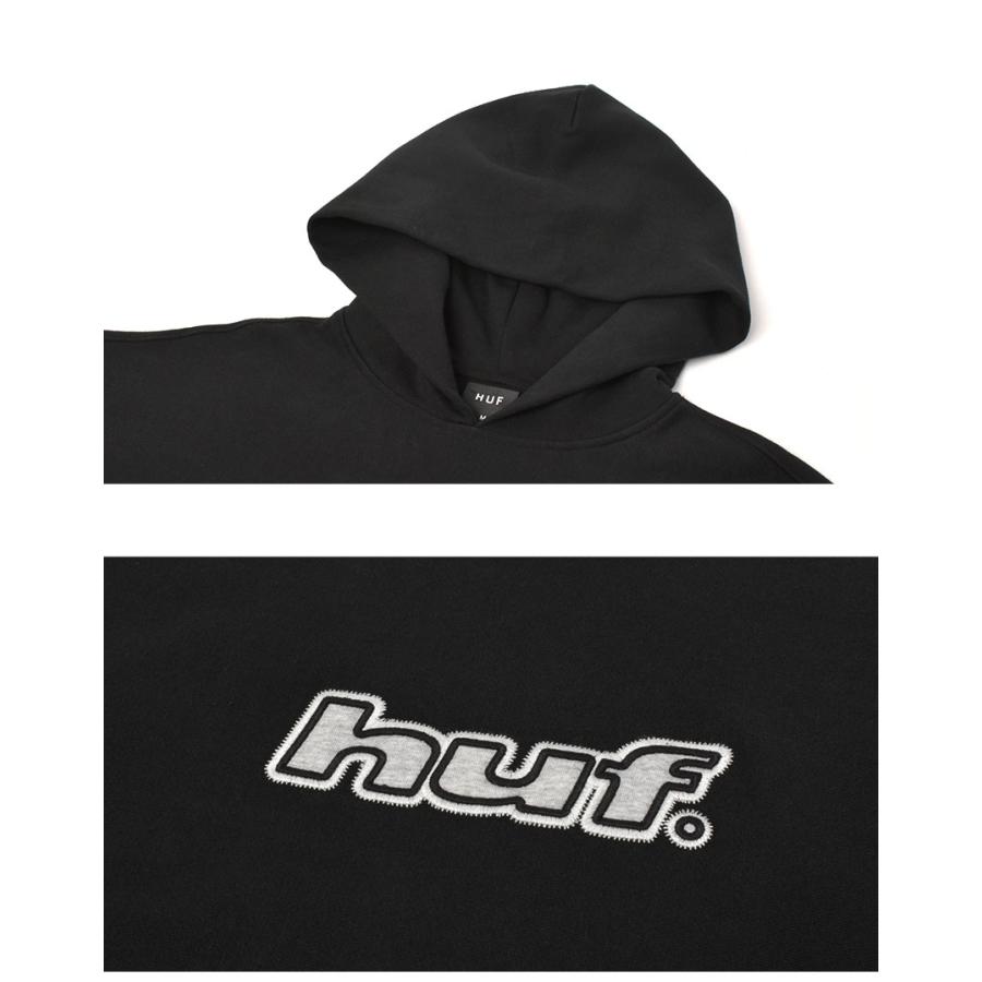 HUF SALE ハフ パーカー メンズ LOGO APPLIQUE HOODED FLEECE HUF SALE ハフ パーカー メンズ LOGO APPLIQUE HOODED FLEECE