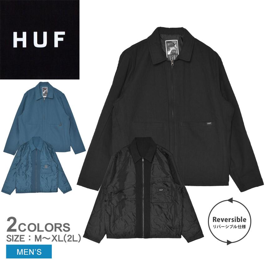 HUF（ハフ） 中綿ジャケット メンズ MASON REVERSIBLE SHACKET HUF