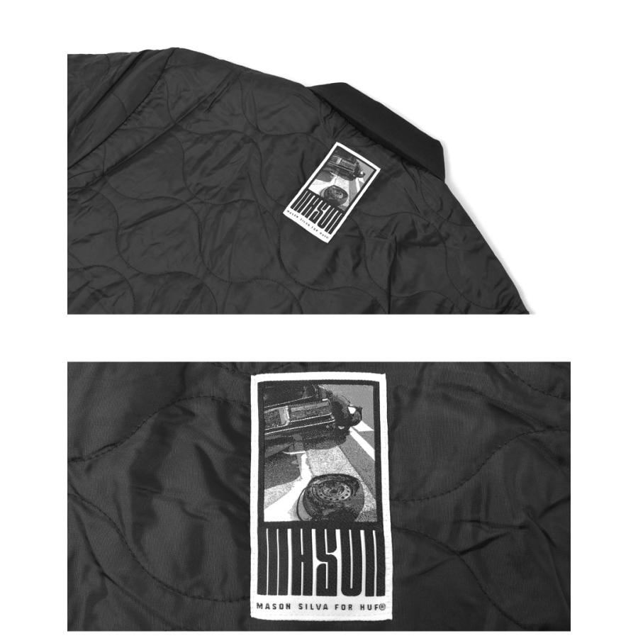 HUF（ハフ） 中綿ジャケット メンズ MASON REVERSIBLE SHACKET HUF