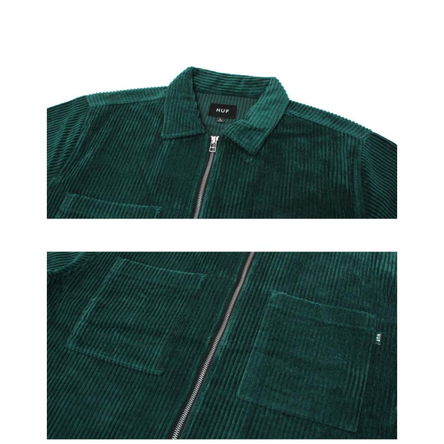 HUF（ハフ） ジャケット メンズ TWO TONE CORDUROY ZIP SHACKET HUF