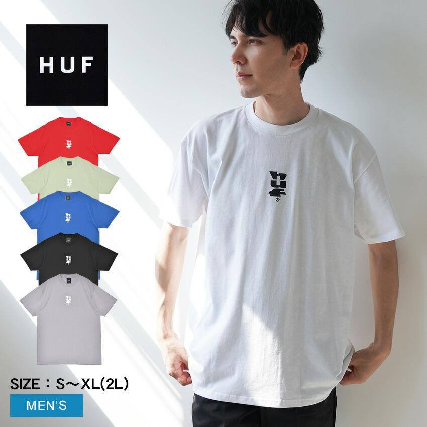 大きいサイズ メンズ HUF ハフ プリント 半袖 Tシャツ USA直輸入