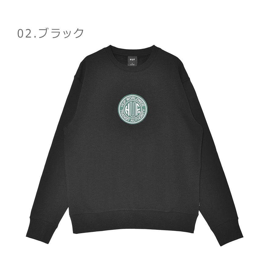 HUF（ハフ） スウェット メンズ TRANSIT AUTHORITY CREWNECK HUF