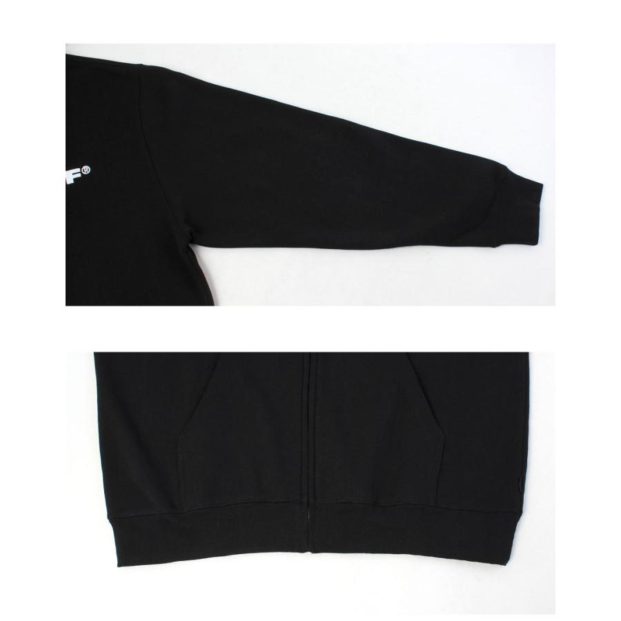 HUF（ハフ） ジップパーカー メンズ ALL CAPS FULL ZIP HOODIE HUF