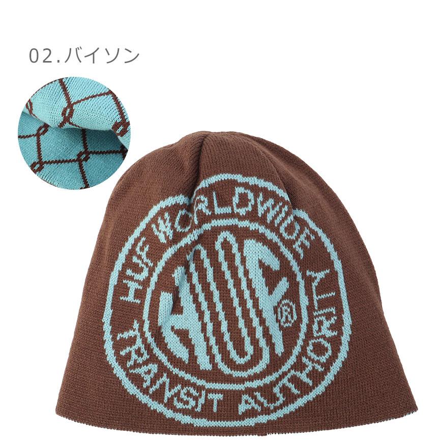 1*可様 VivienneWestwoodxPalaceビーニーORBred t HUF（ハフ） ニット帽 メンズ レディース TOKEN REVERSIBLE SKULL