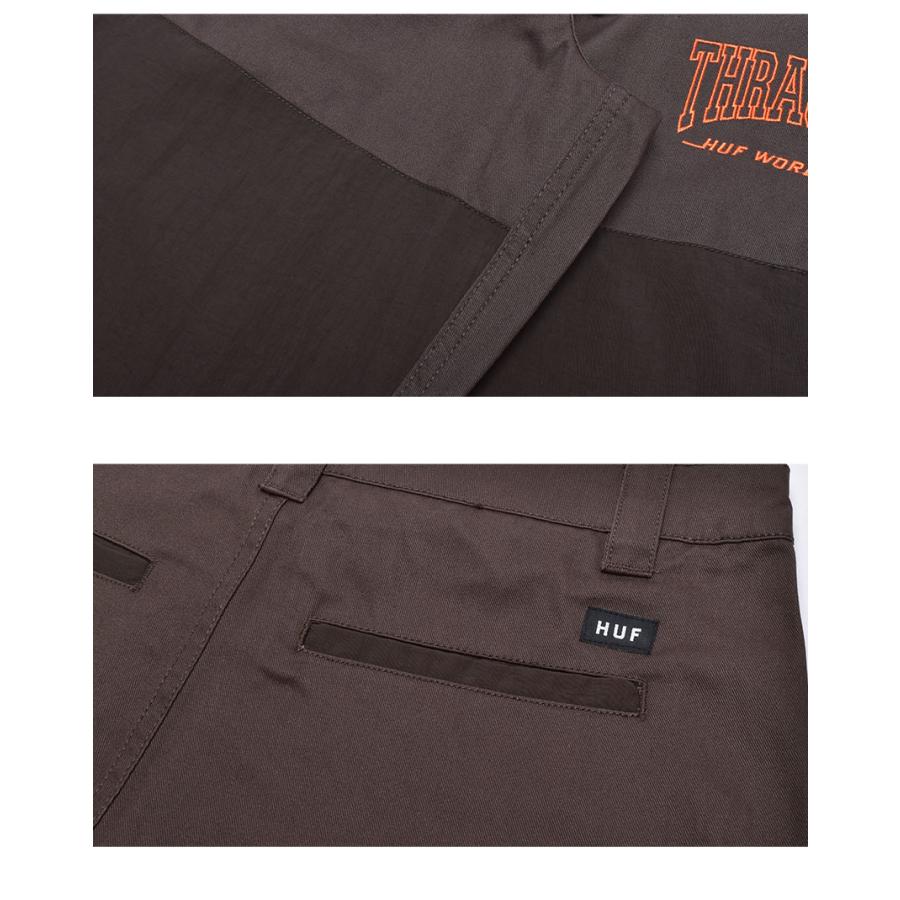 ハフ ボトムス メンズ FIELD CREW PANT HUF PT00265 茶 ロングパンツ ズボン 長ズボン カジュアル ストリート スケボー | HUF | 04