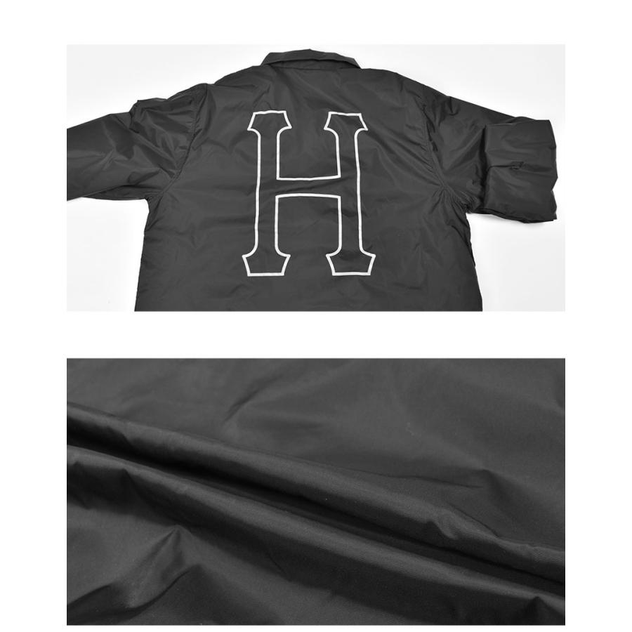 ハフ ジャケット メンズ SET H COACHES JACKET HUF JK00390 ブラック 黒 シェルジャケット コーチジャケット ウェア トップス｜z-craft｜08