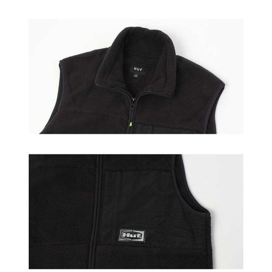HUF（ハフ） ボアベスト メンズ SONOMA HIGH PILE VEST HUF JK00444