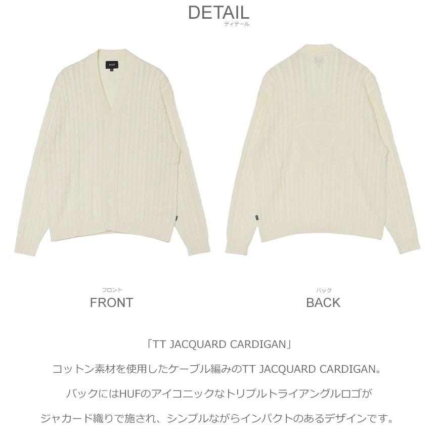 HUF（ハフ） カーディガン メンズ TT JACQUARD CARDIGAN HUF KN00520 
