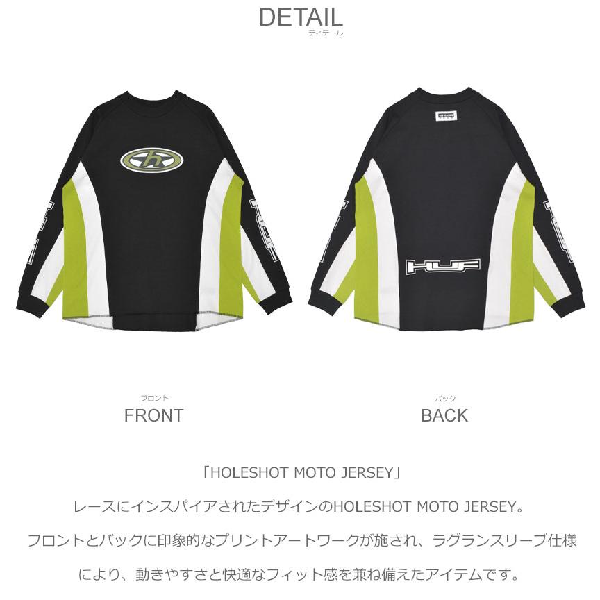 HUF（ハフ） 長袖Tシャツ メンズ HOLESHOT MOTO JERSEY HUF KN00525