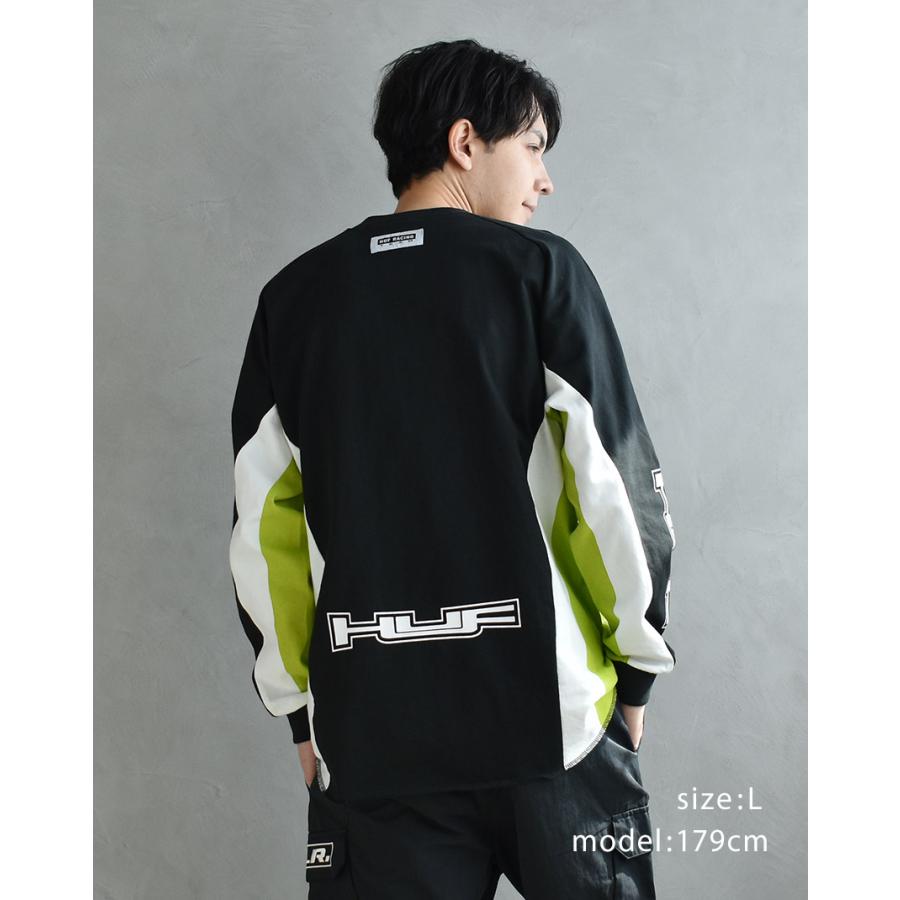 HUF（ハフ） 長袖Tシャツ メンズ HOLESHOT MOTO JERSEY HUF KN00525