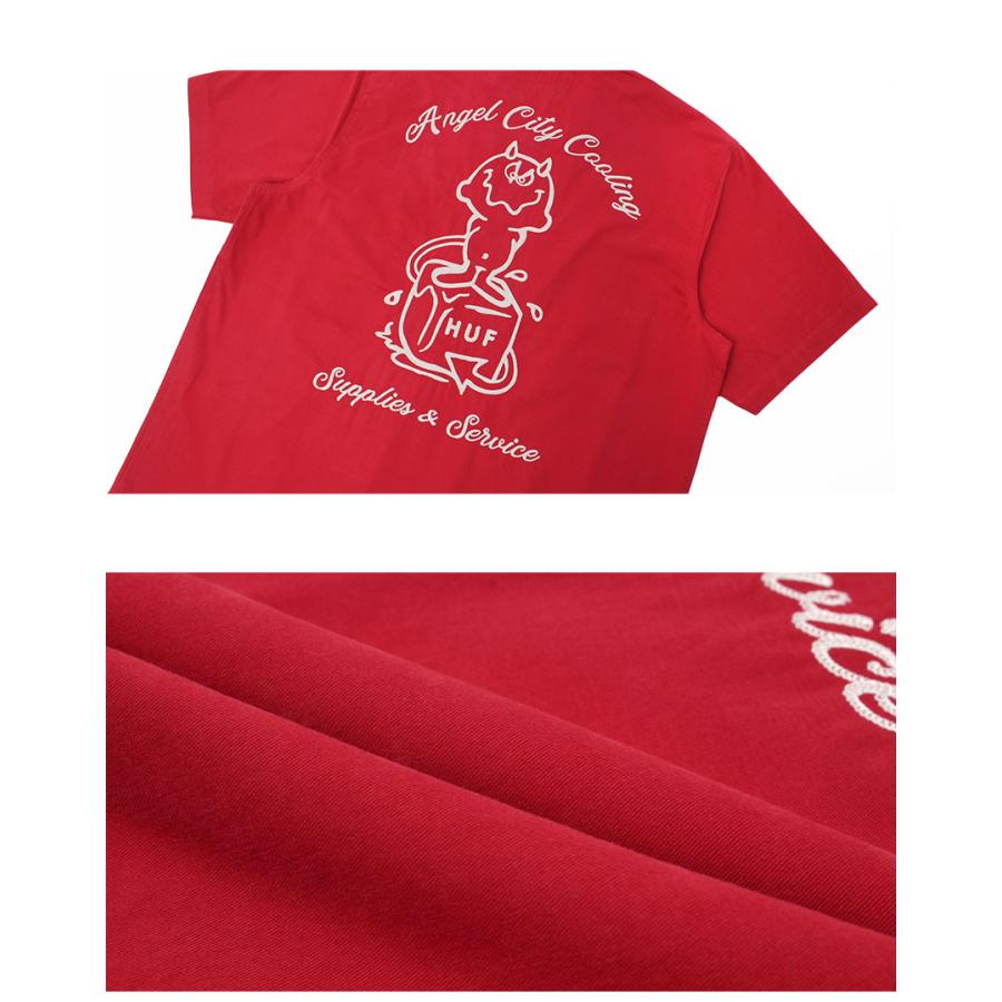 HUF（ハフ） 半袖シャツ メンズ SUPPLIES＆SERVICE SHIRT HUF BU00241