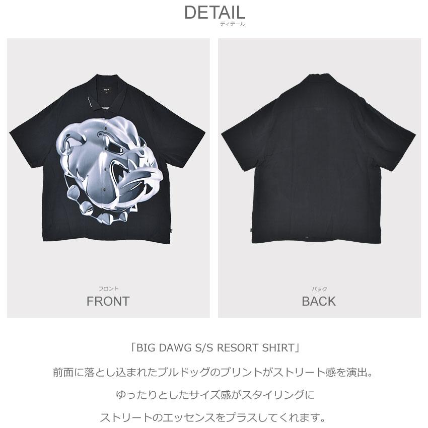 HUF（ハフ） 半袖シャツ メンズ BIG DAWG S/S RESORT SHIRT HUF