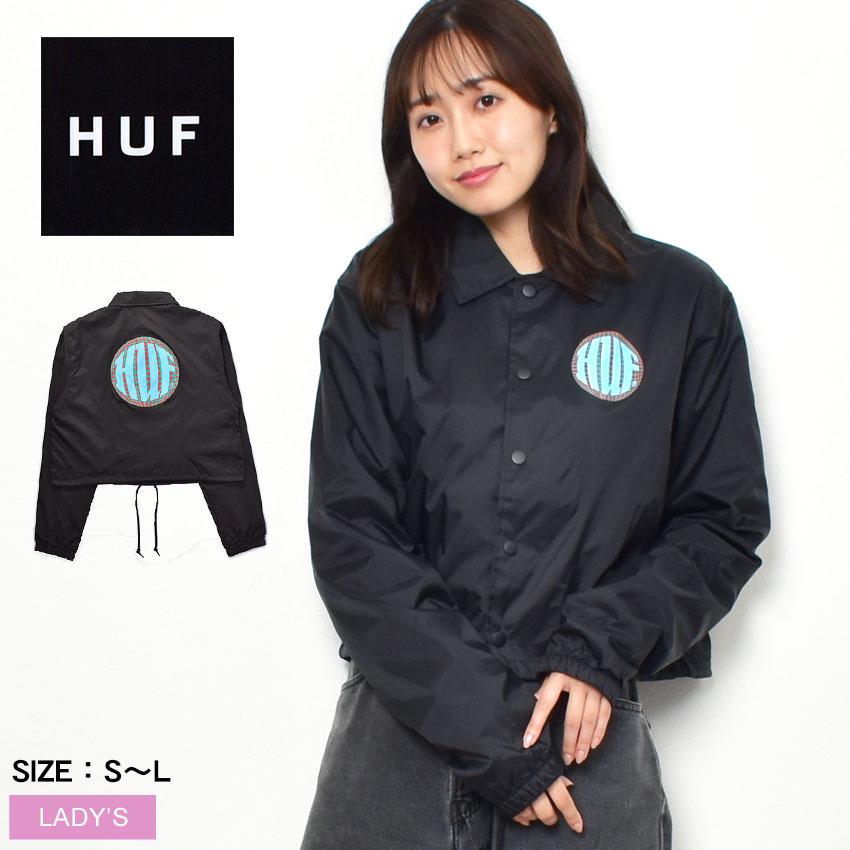 ハフ コーチジャケット レディース HUF WJK0011 ジャケット クロップド クロップド丈 耐水 アウター | HUF