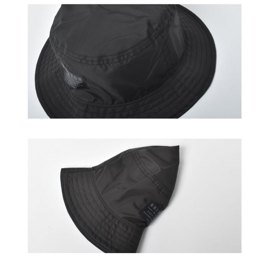 送料無料 ブリクストン 帽子 メンズ レディース VINTAGE NYLON PACKABLEBUCKET BRIXTON 11329 ブラック 黒 オリーブ カーキ ユニセックス｜z-craft｜07