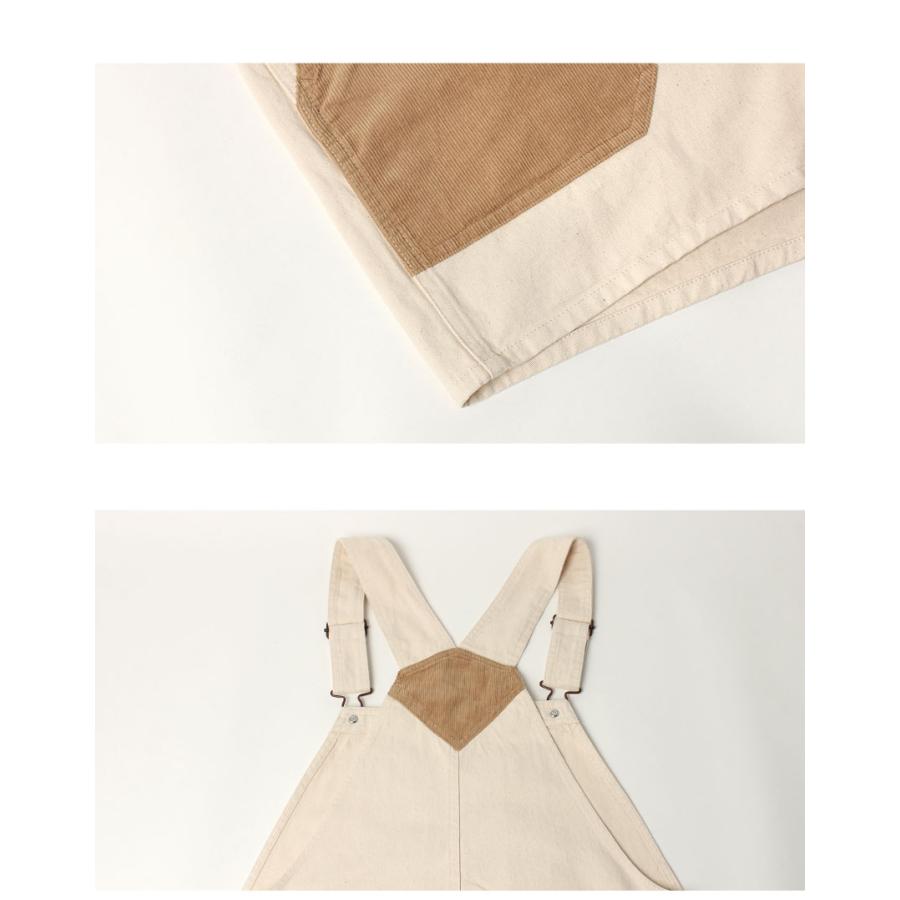 ブリクストン ボトムス レディース COSTA SHORT OVERALL BRIXTON 04875 ベージュ ナチュラル ウエア 半ズボン ズボン ボトムス 爆買_4