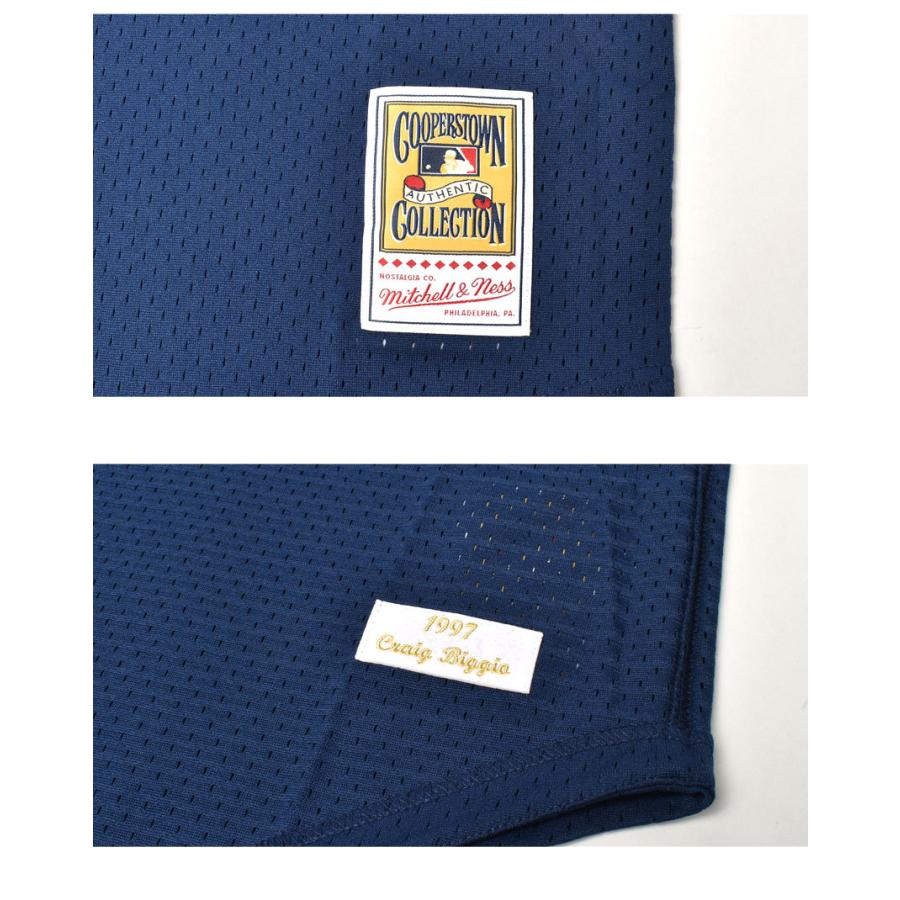 ミッチェルアンドネス ユニフォーム メンズ クレイグビジオヒューストンアストロズ1997 MITCHELL ＆ NESS ABPJ3058-HAS97CBGNAVY 爆買の画像