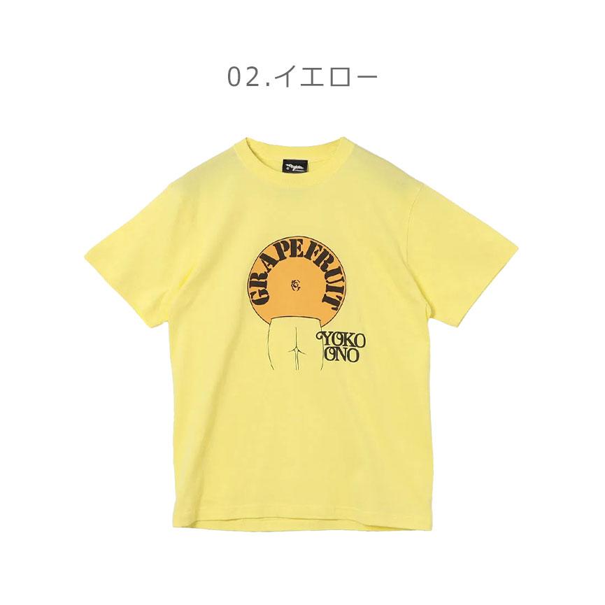 WORN FREE ウォーンフリー 半袖Tシャツ メンズ JOHN LENNON GRAPEFRUIT