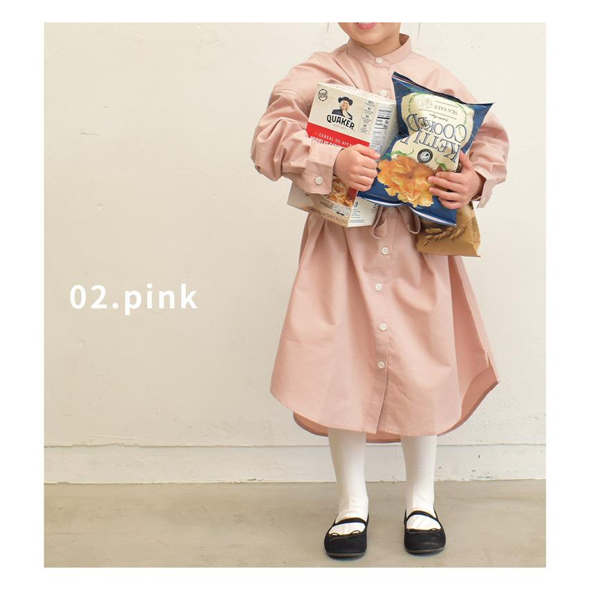 SALE （ネコポス配送）シャツワンピース キッズ ベビー ジュニア 子供  