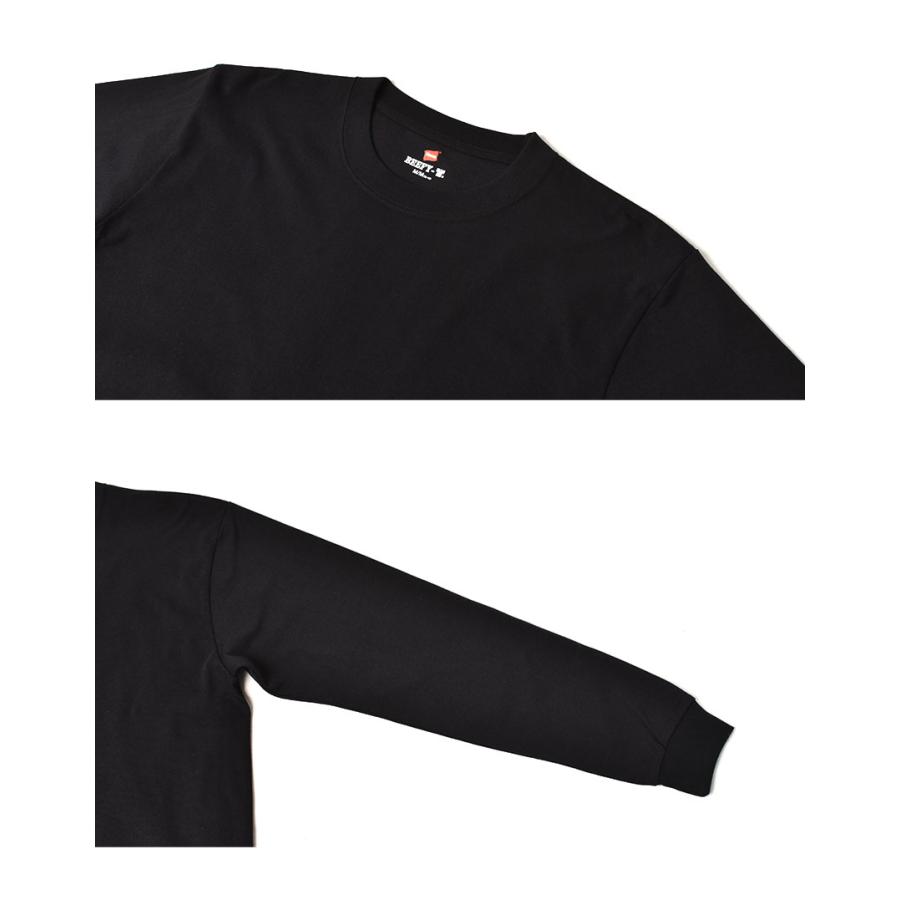 Hanes（ヘインズ） 長袖Tシャツ メンズ BEEFY ロングスリーブ Tシャツ