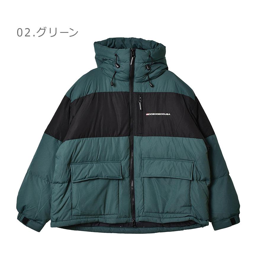 送料無料 DCシューズ ダウンジャケット メンズ 22 DOWN HOODED JACKET DCSHOECOUSA DJK224049 黒 グリーン 緑 アウター ダウン 在庫処分｜z-craft｜05