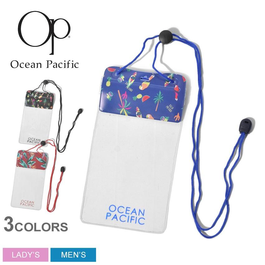 （メール便可）オーシャンパシフィック 防水ケース スマホ用 携帯電話 iphone 528918 メンズ レディース OCEAN PACIFIC 海 川 プール 黒 赤 青 ブランド｜z-craft