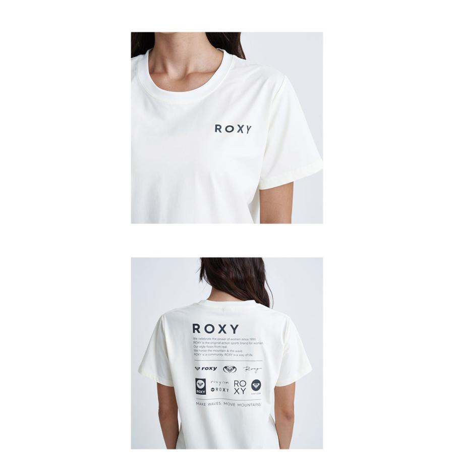 ロキシー ラッシュガード Tシャツ レディース HISTORIA DEL LOGO ROXY RLY242018 ブラック 黒 ホワイト 白 スイムウエア 水着 海｜z-craft｜09