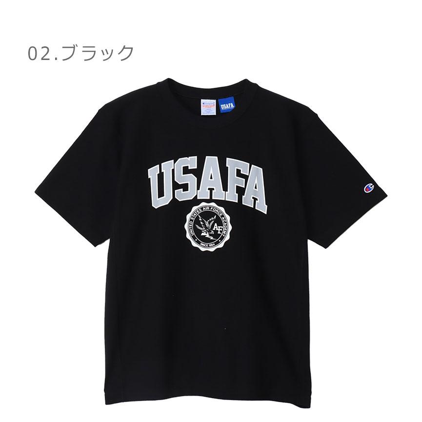 チャンピオン 半袖Tシャツ メンズ リバースウィーブ ショートスリーブTシャツ CHAMPION C3-Z314 ブラック 黒 ホワイト 白 半袖｜z-craft｜05