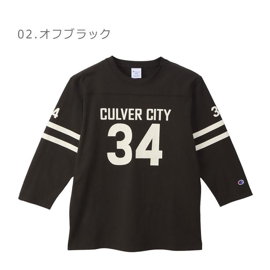 Champion（チャンピオン） Tシャツ メンズ 3／4 スリーブフットボールT