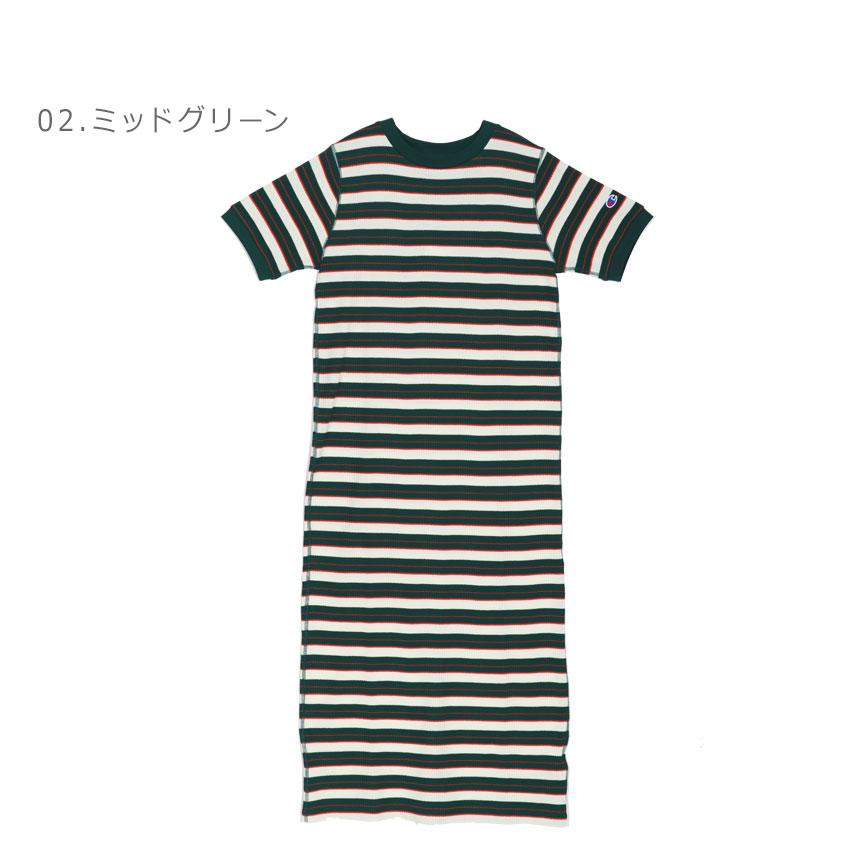 チャンピオン　ボーダーワンピース　Lサイズ Champion（チャンピオン） ワンピース 「Champion/チャンピオン