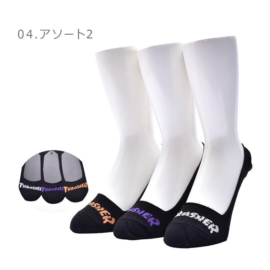 スラッシャー 靴下 メンズ MAG LINER SOCKS 3P THRASHER TH-SX211 黒 3足セット 3足組 ブランド 人気 父の日｜z-craft｜09