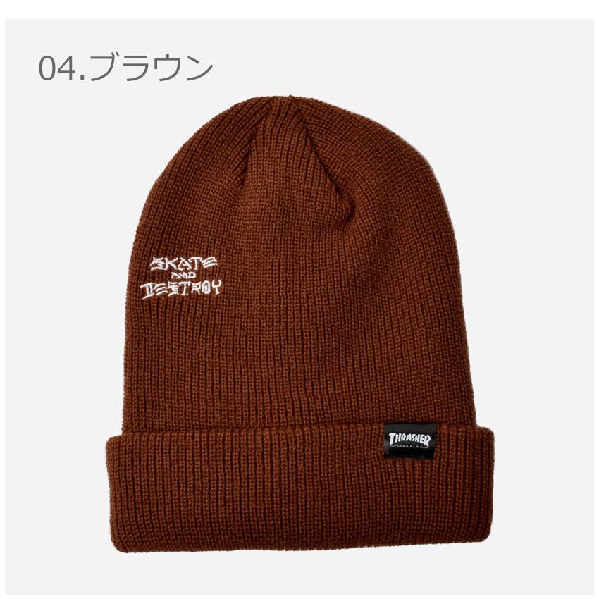 THRASHER（スラッシャー） ニットキャップ メンズ レディース 3WAY