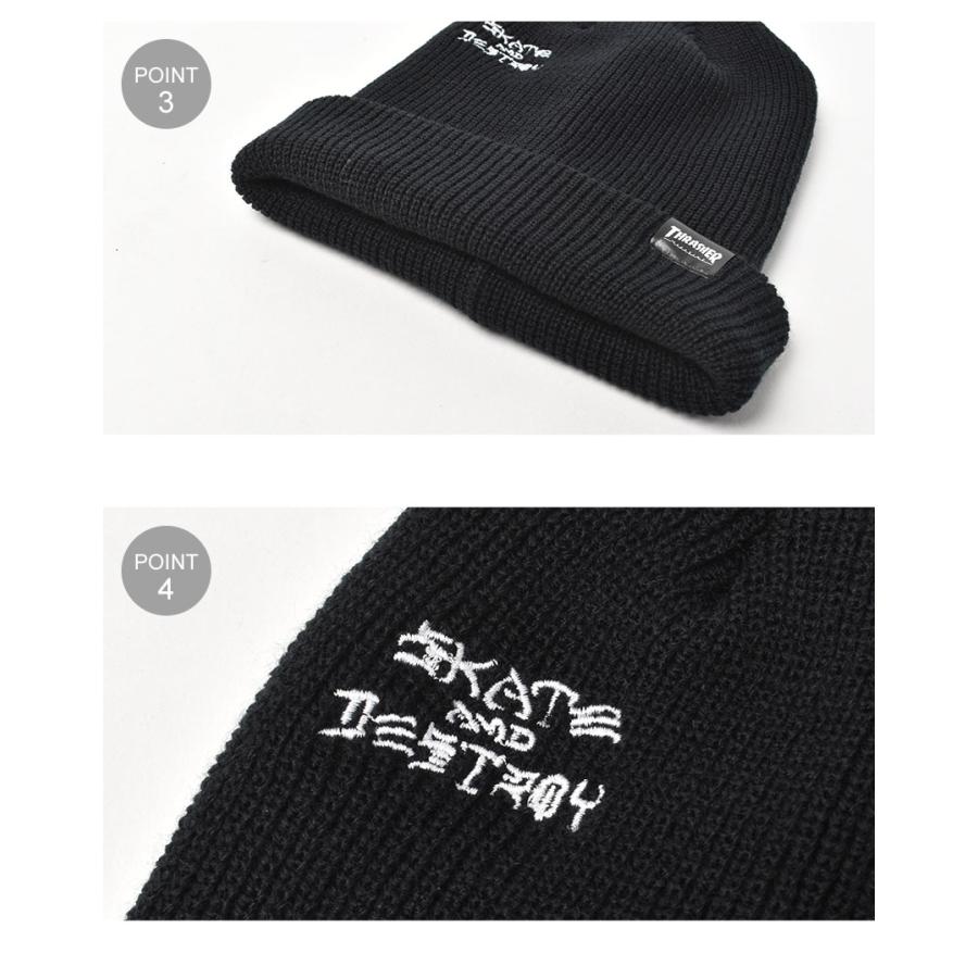THRASHER（スラッシャー） ニットキャップ メンズ レディース 3WAY