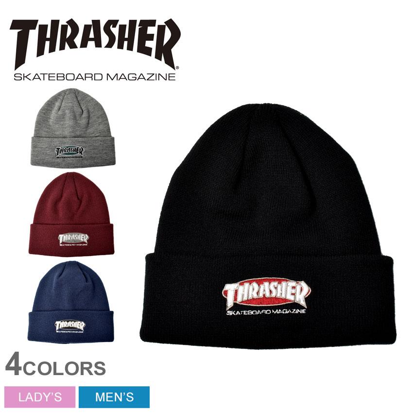 THRASHER（スラッシャー） ニットキャップ メンズ レディース オーバル