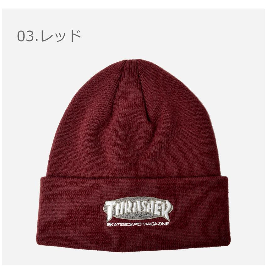 THRASHER（スラッシャー） ニットキャップ メンズ レディース オーバル