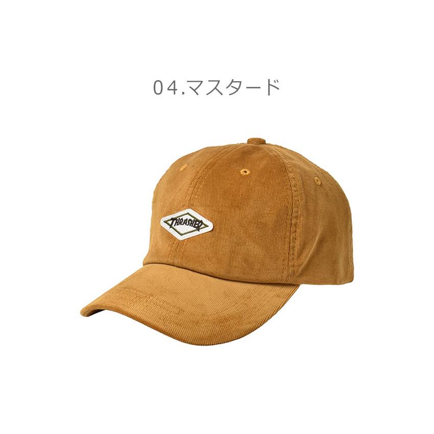 送料無料 スラッシャー キャップ メンズ レディース ダイアモンド ロゴ コーデュロイ 6P キャップ THRASHER 22TH-C53 紺 帽子｜z-craft｜09