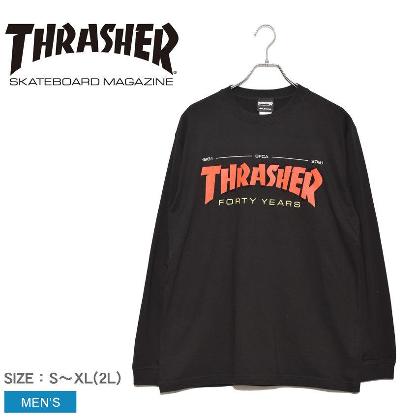スラッシャー 長袖tシャツ メンズ フォーティイヤーズ Thrasher Th9332 ブラック 黒 ロゴ ストリート スケーター ブランド サンダル スニーカーならz Craft 通販 Yahoo ショッピング