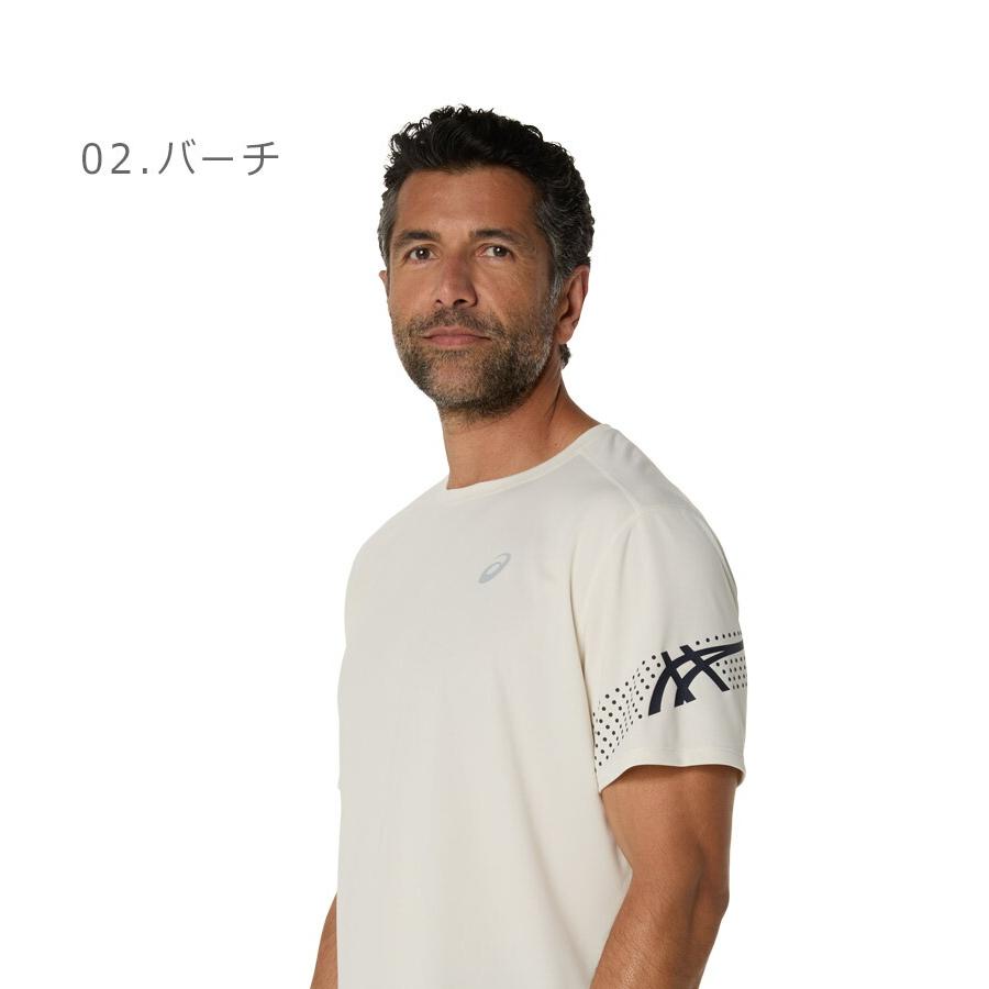 ASICS（アシックス） 半袖Tシャツ メンズ ICONランニングハンソデ